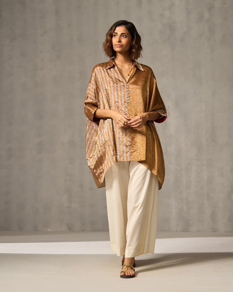 Hala Tunic - Gold & Silver