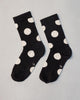 Polka Love Socks - Black & Oatmeal