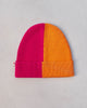 Yin-Yan Beanie - Orange & Fuchsia