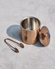 Russet Ice Bucket with Tong