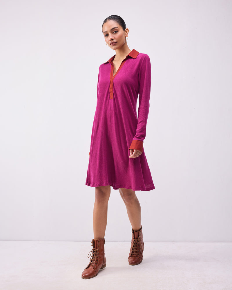 Miryam Dress - Berry