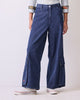 Hem Pocket Pants - Denim