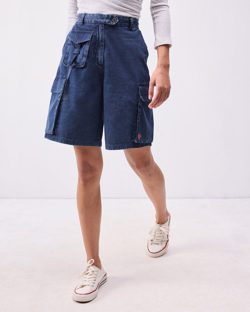 Cargo Shorts - Denim