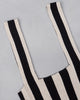 Stripe Bag - Ivory & Black