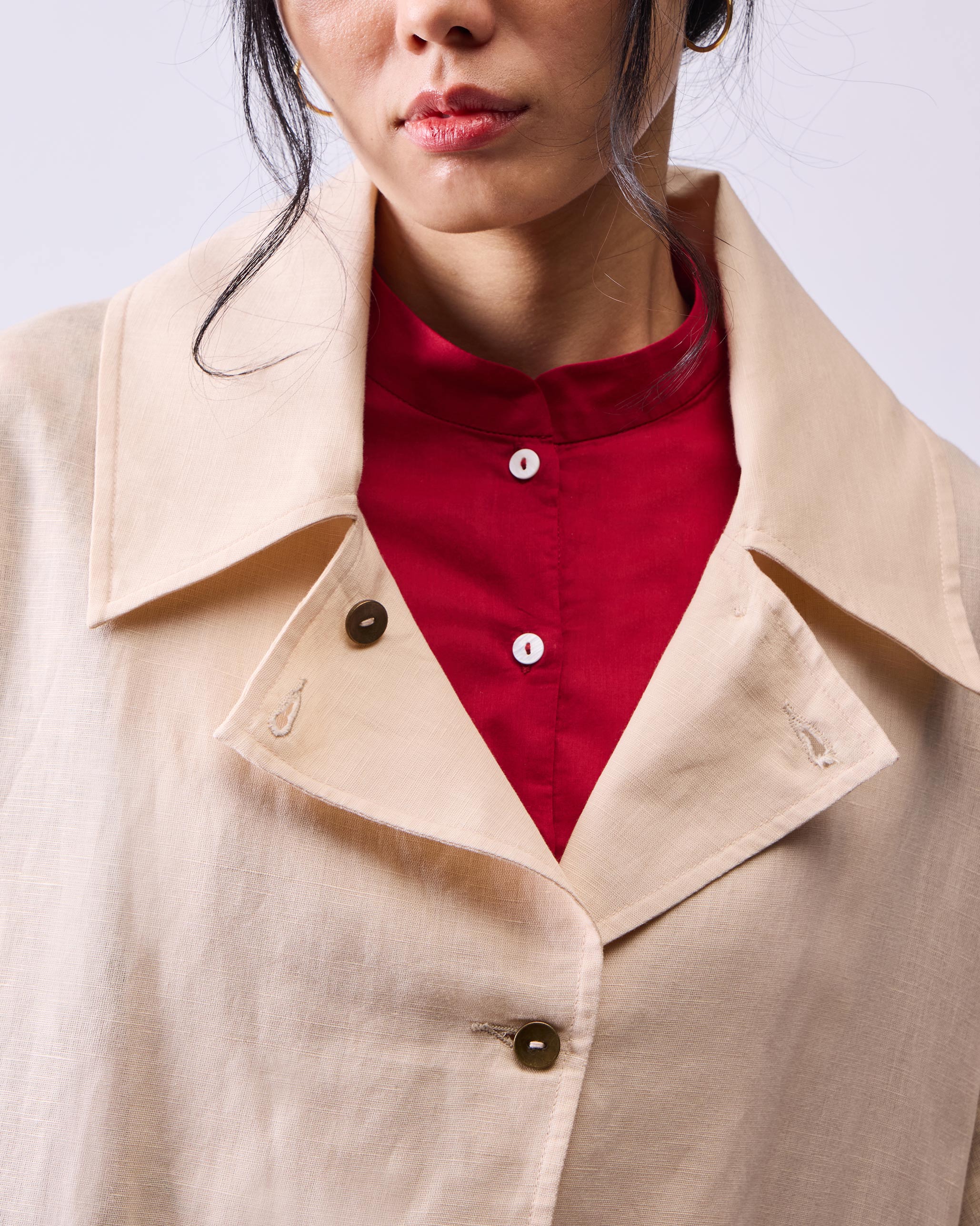 Batwing Jacket - Beige