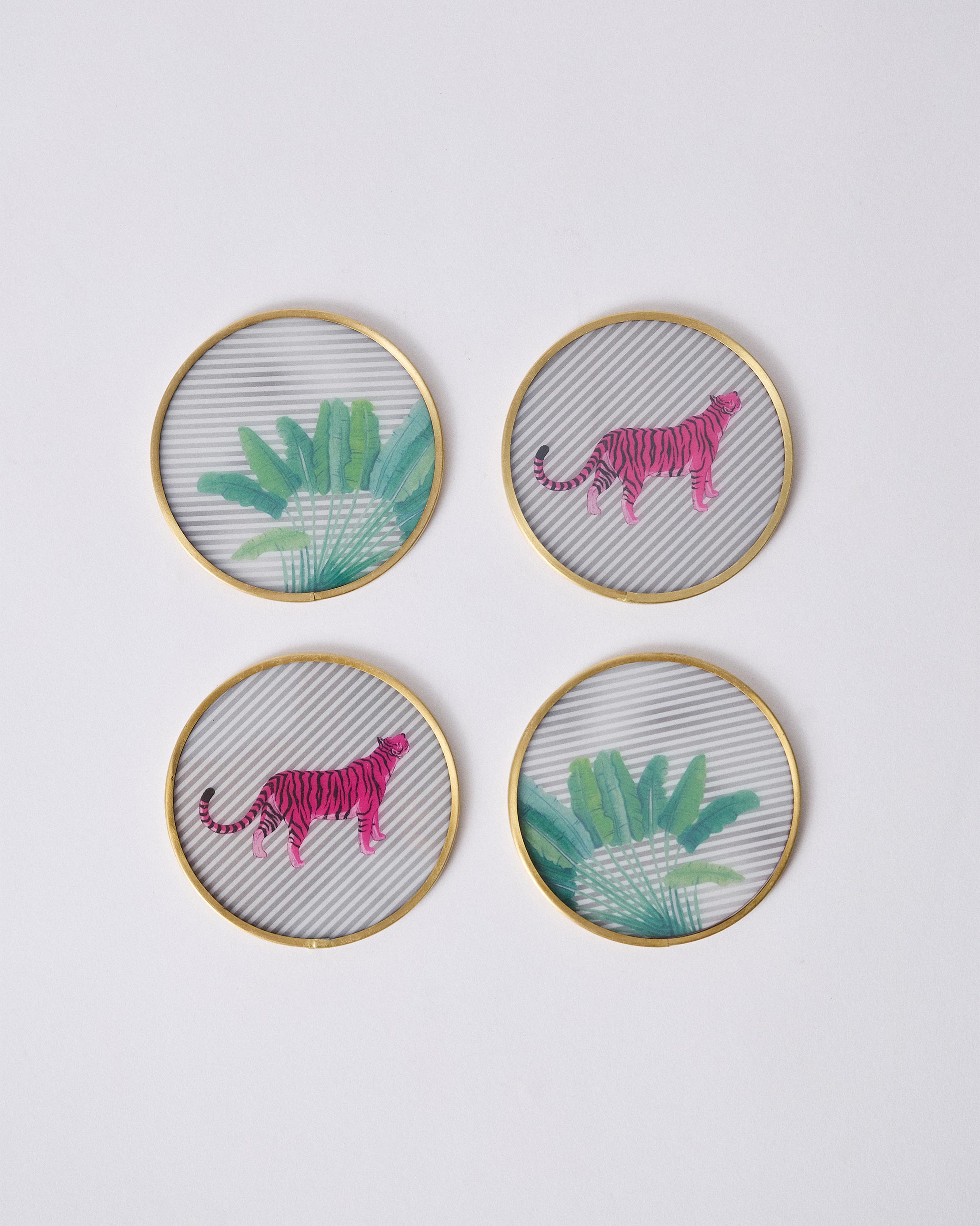 Ceylon Trail Coasters - Set of 4