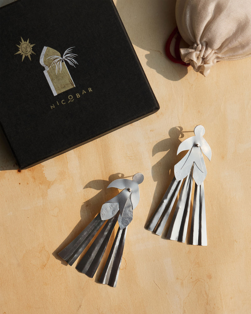 Athena Earrings - Silver