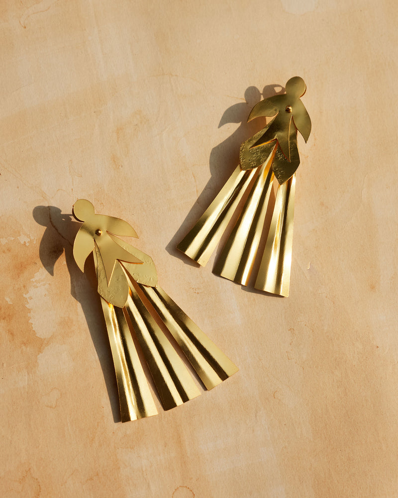 Athena Earrings - Gold