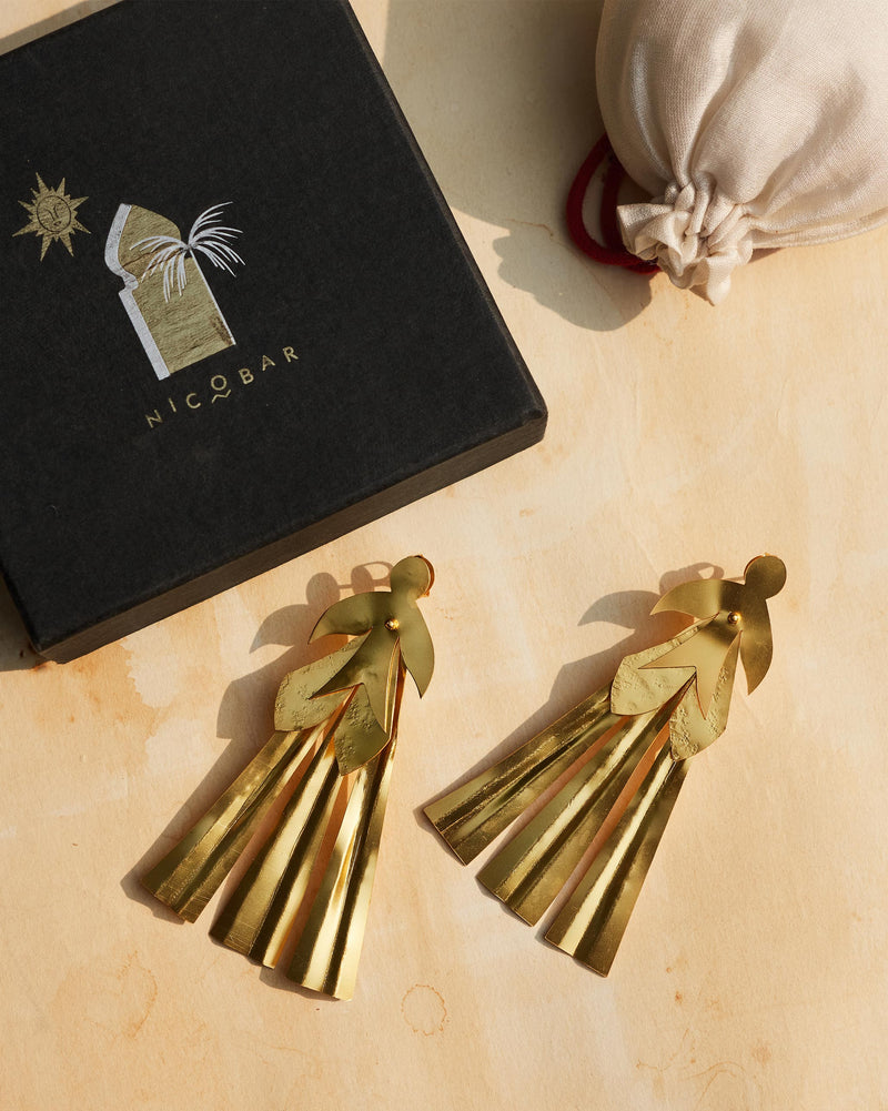 Athena Earrings - Gold