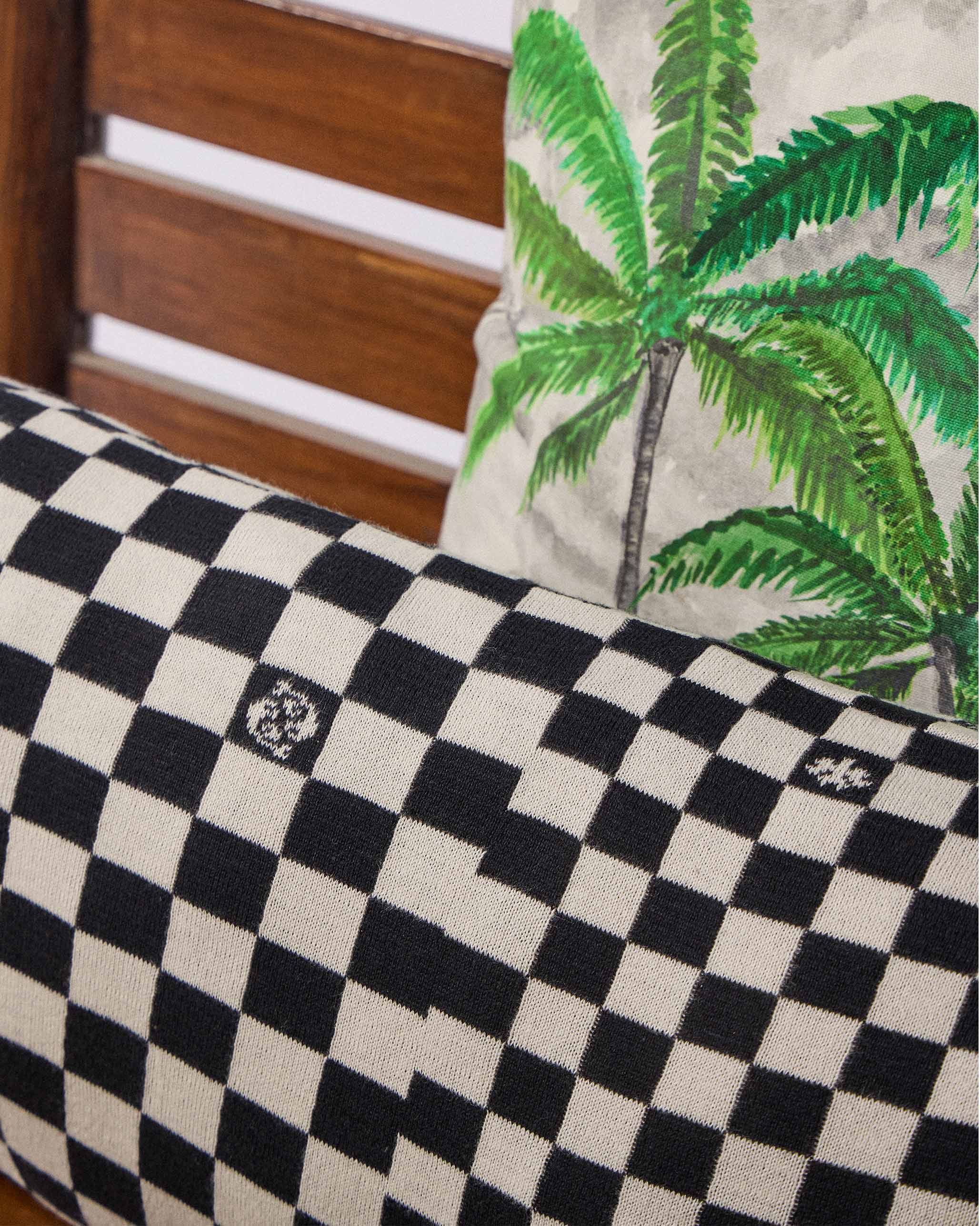 Checkered Cushion Cover