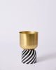 Gilded Stripes Planter