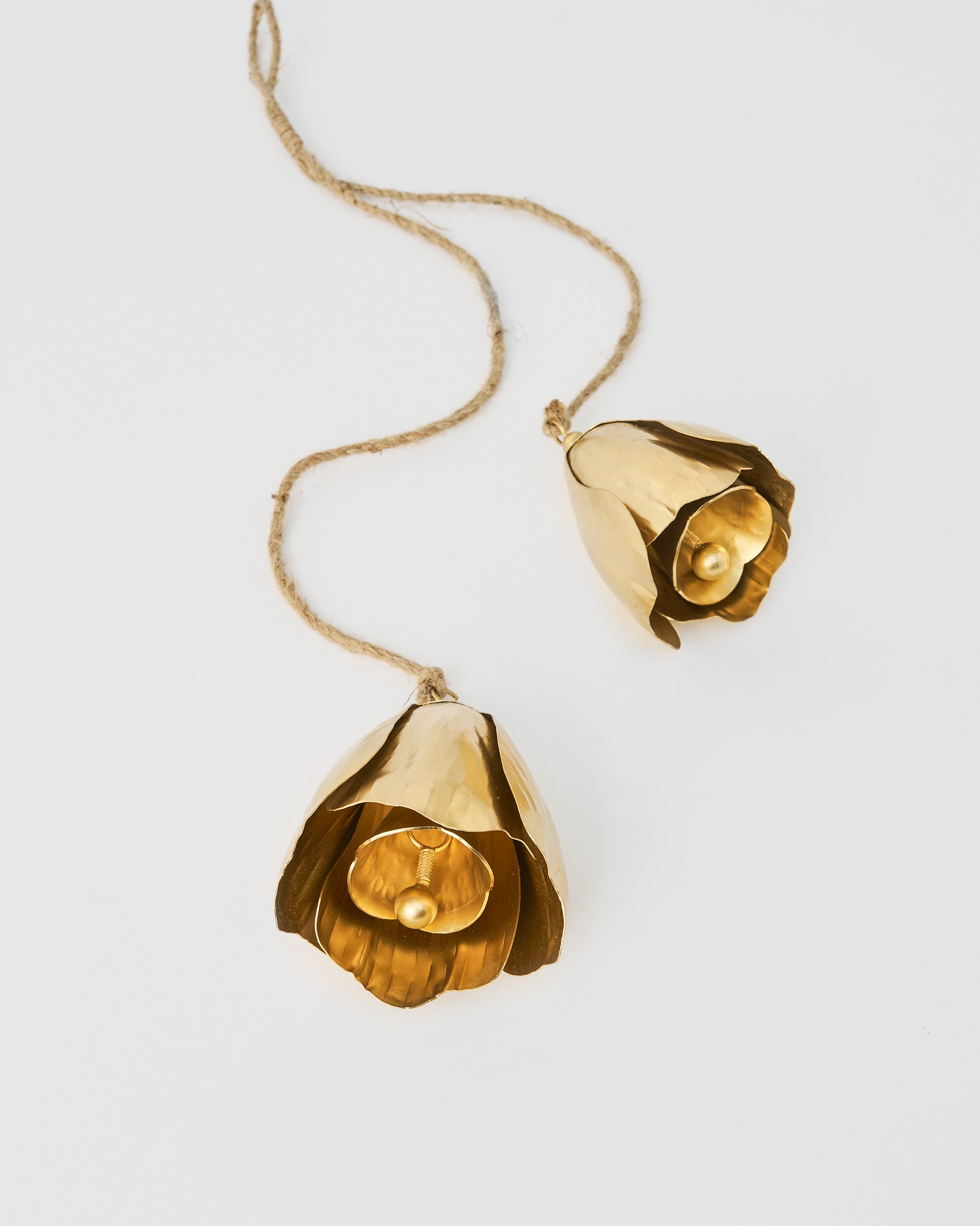 Poppy Flower Bells - Set of 2