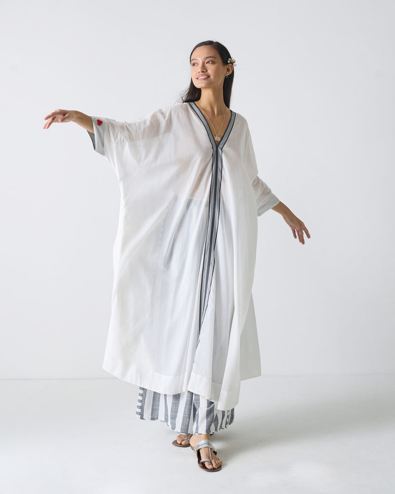 Sugato Kaftan - White