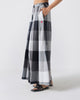 Pleated Trousers - Black & White Checks