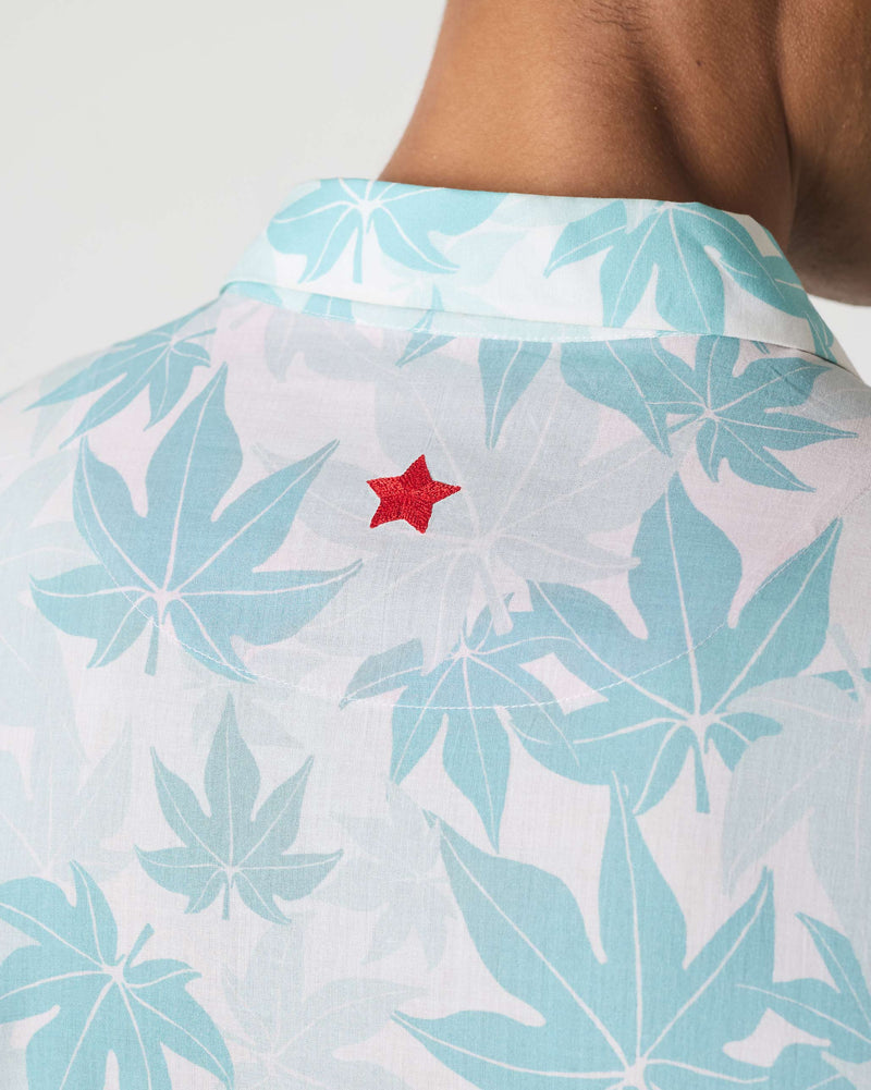 Mistari Shirt - Light Blue Print