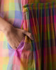 Pleated Waist Kurta - Multi Color Checks