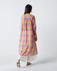 Pleated Waist Kurta - Multi Color Checks