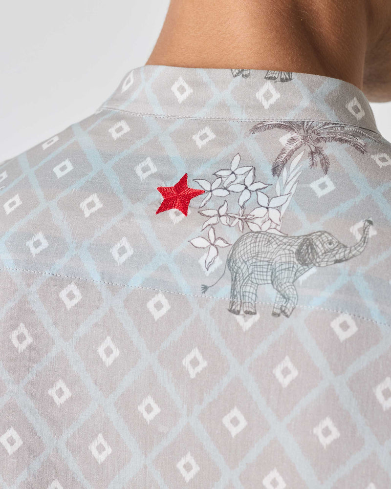 Angtak Shirt - Grey Print