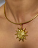 Sunflower Necklace - Gold