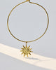 Sunflower Necklace - Gold