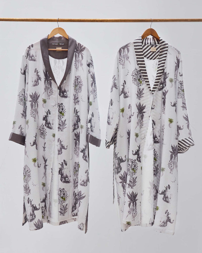 Ceylon Bathrobe Set - M-L