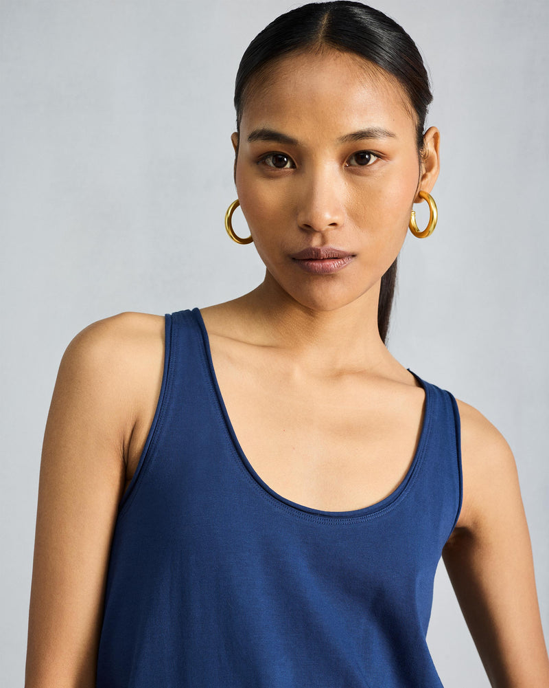 Ukiyo Racerback Tank - Navy