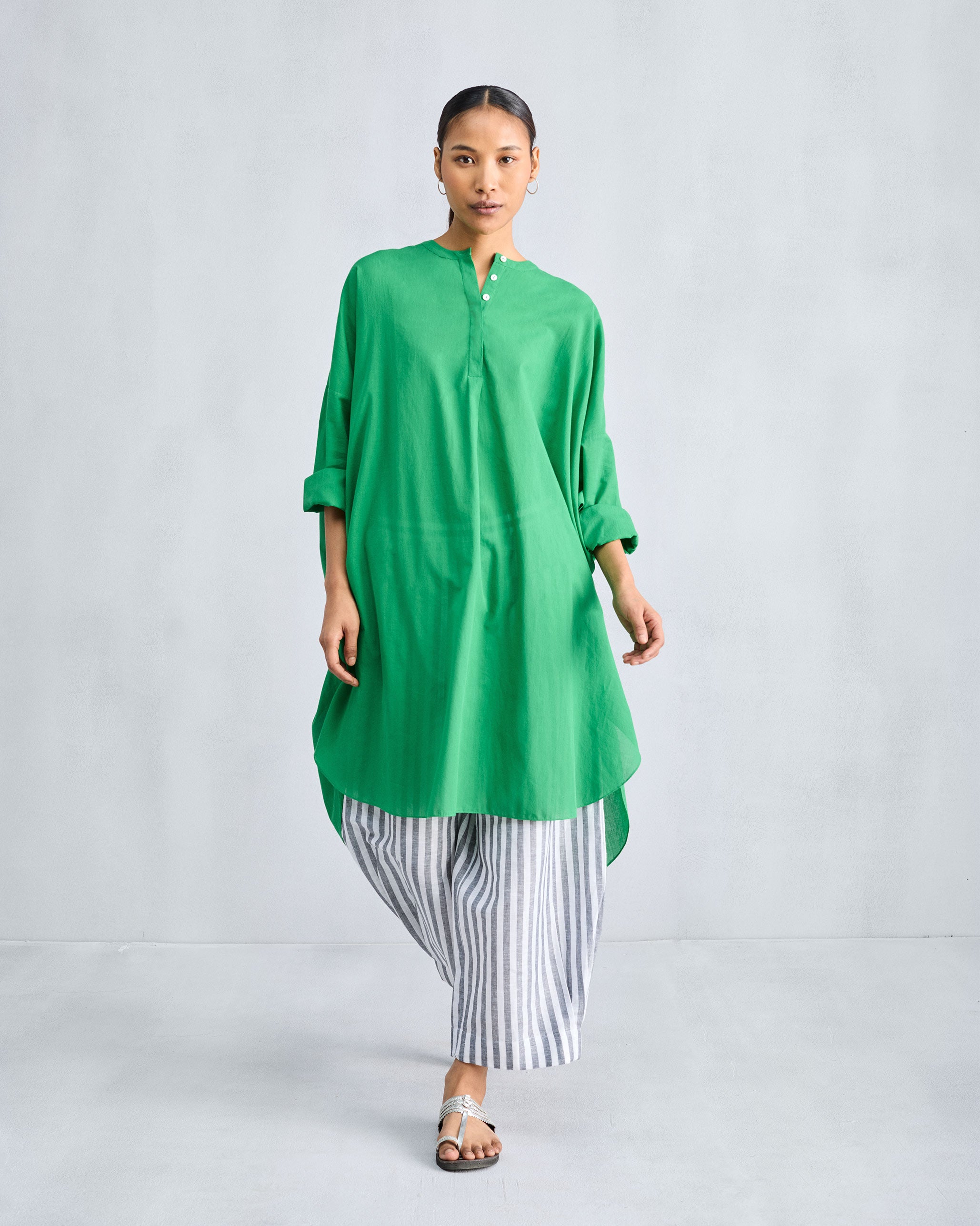 Lazy Sunday Tunic - Green