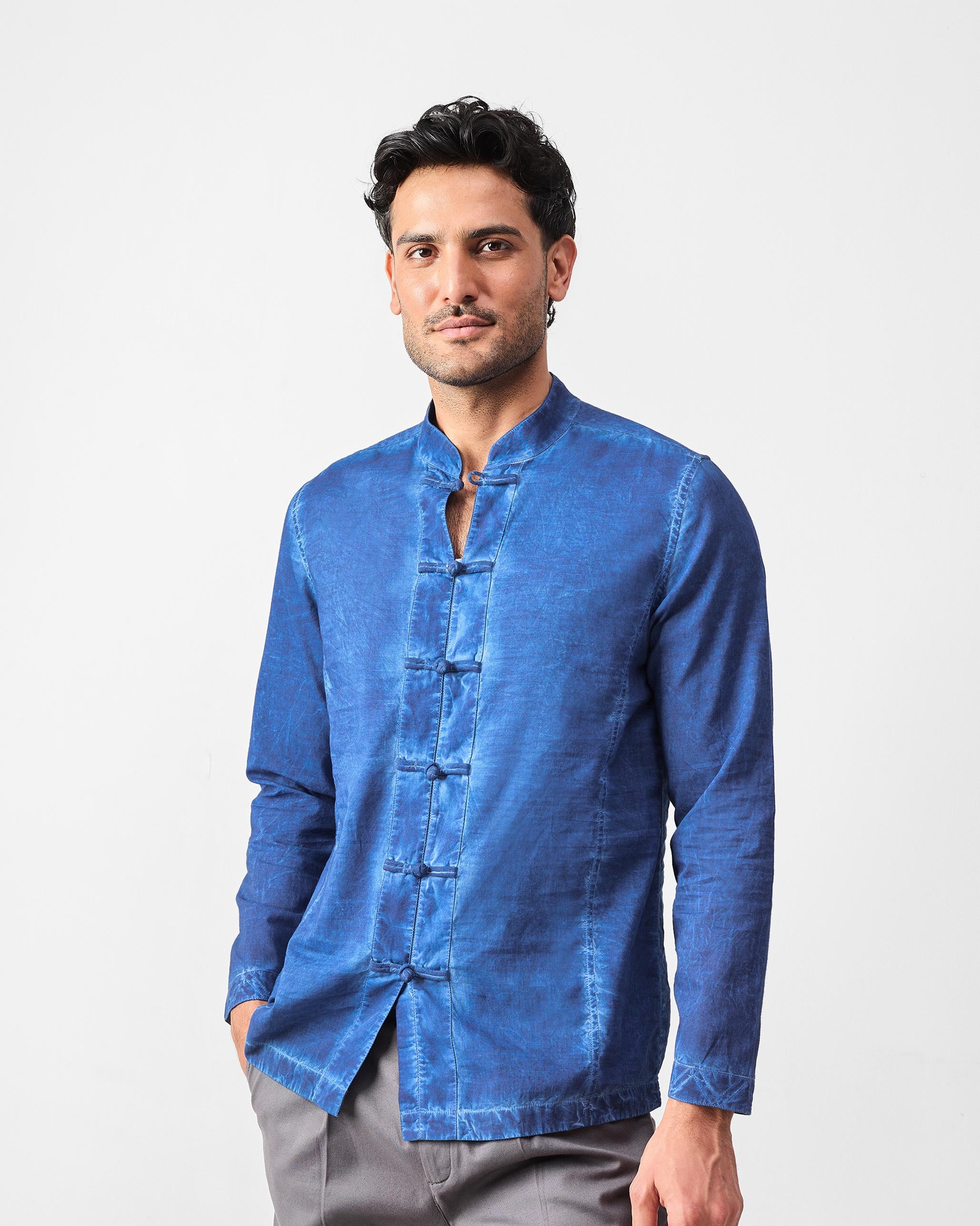 Yonaka Shirt - Navy