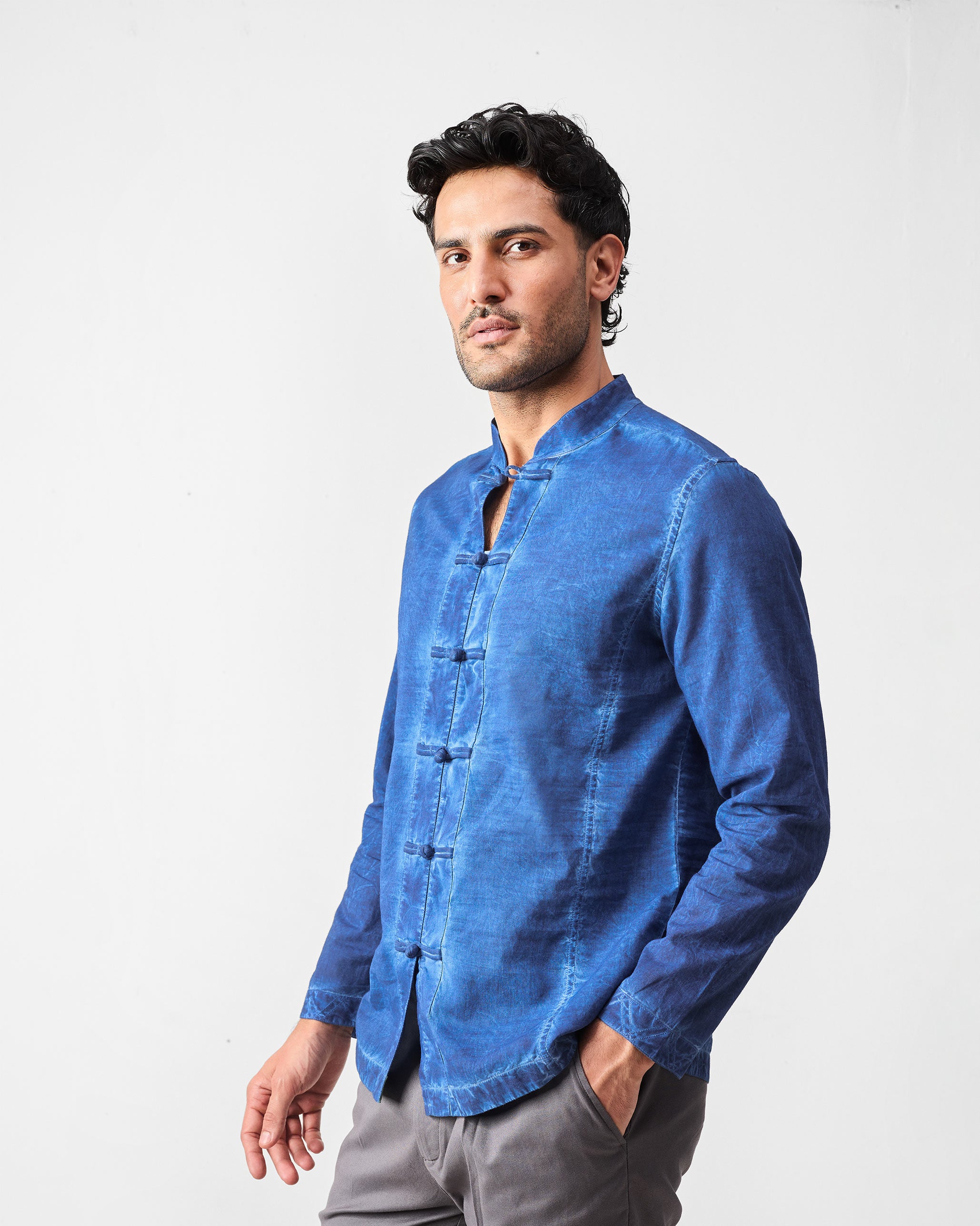 Yonaka Shirt - Navy