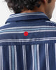 Comoros Kurta - Blue & Navy Stripes