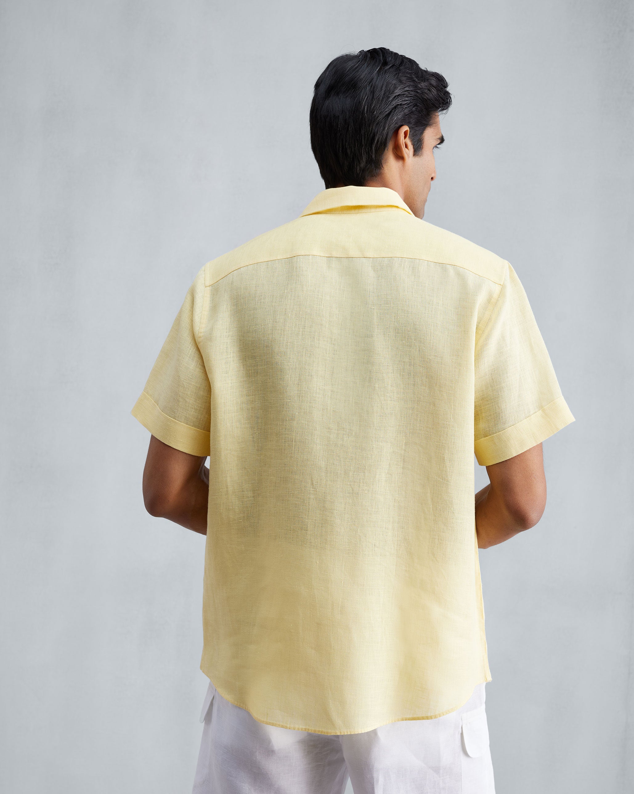 Half Sleeve Shirt - Lemon