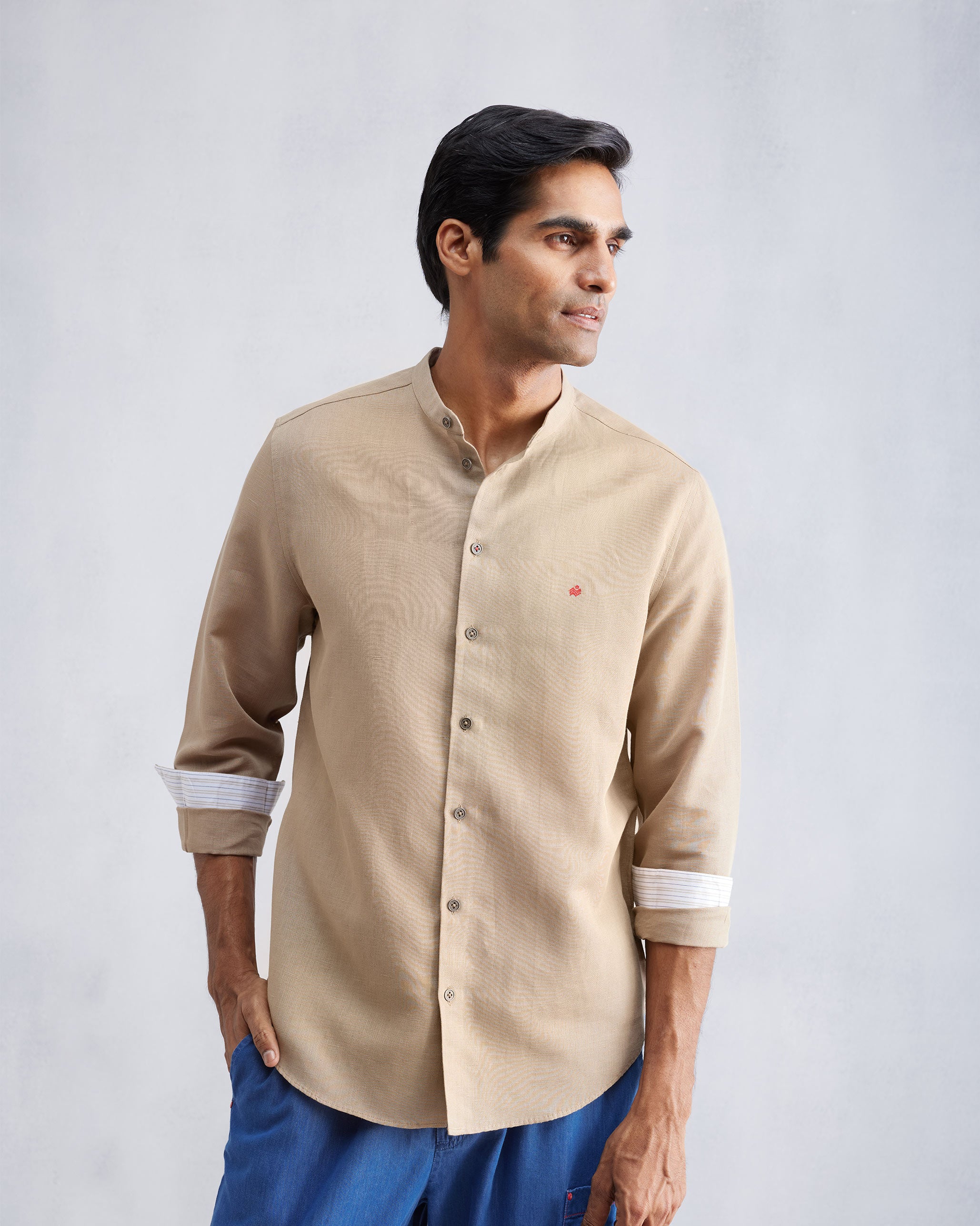 Nawab Shirt - Beige