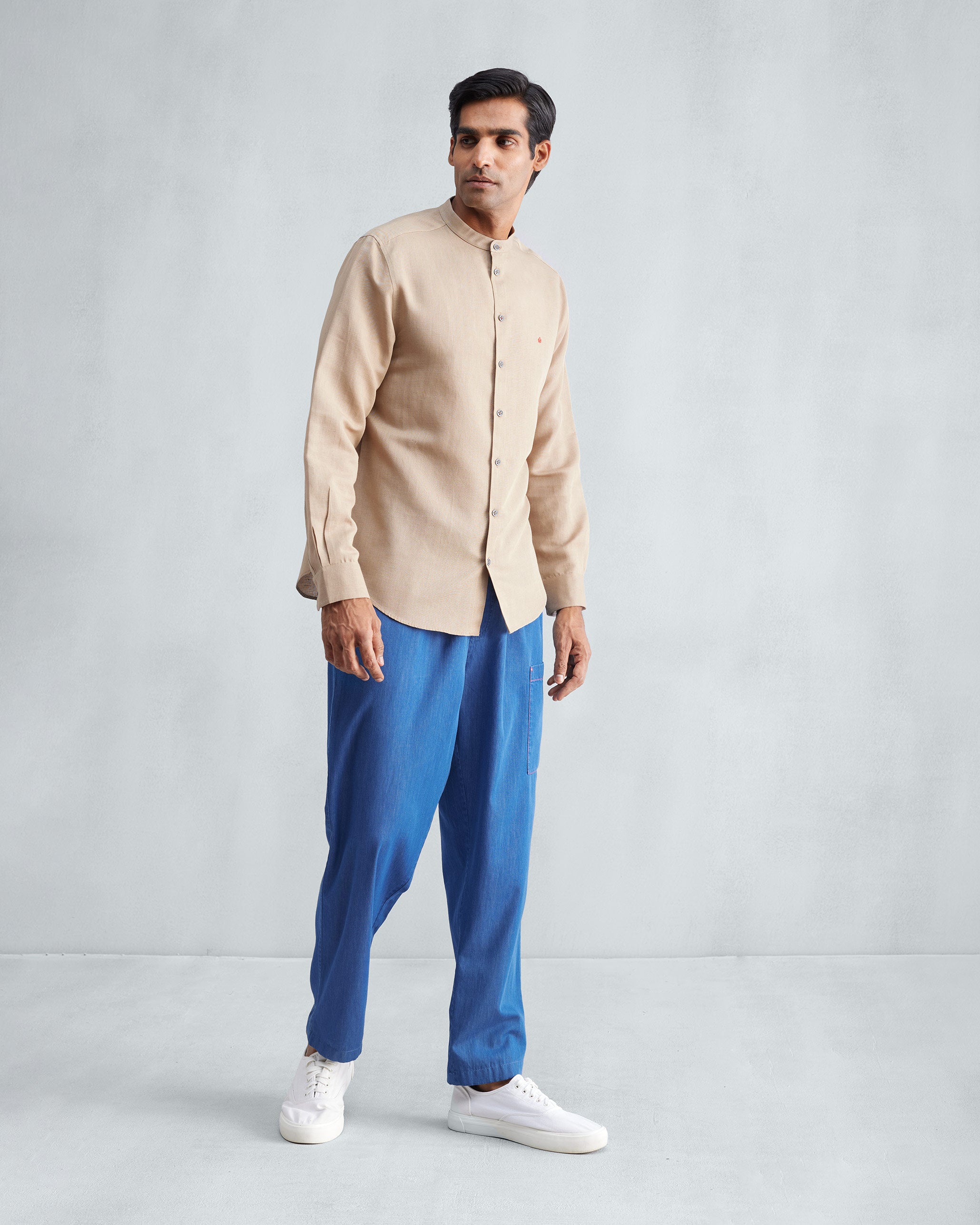 Nawab Shirt - Beige