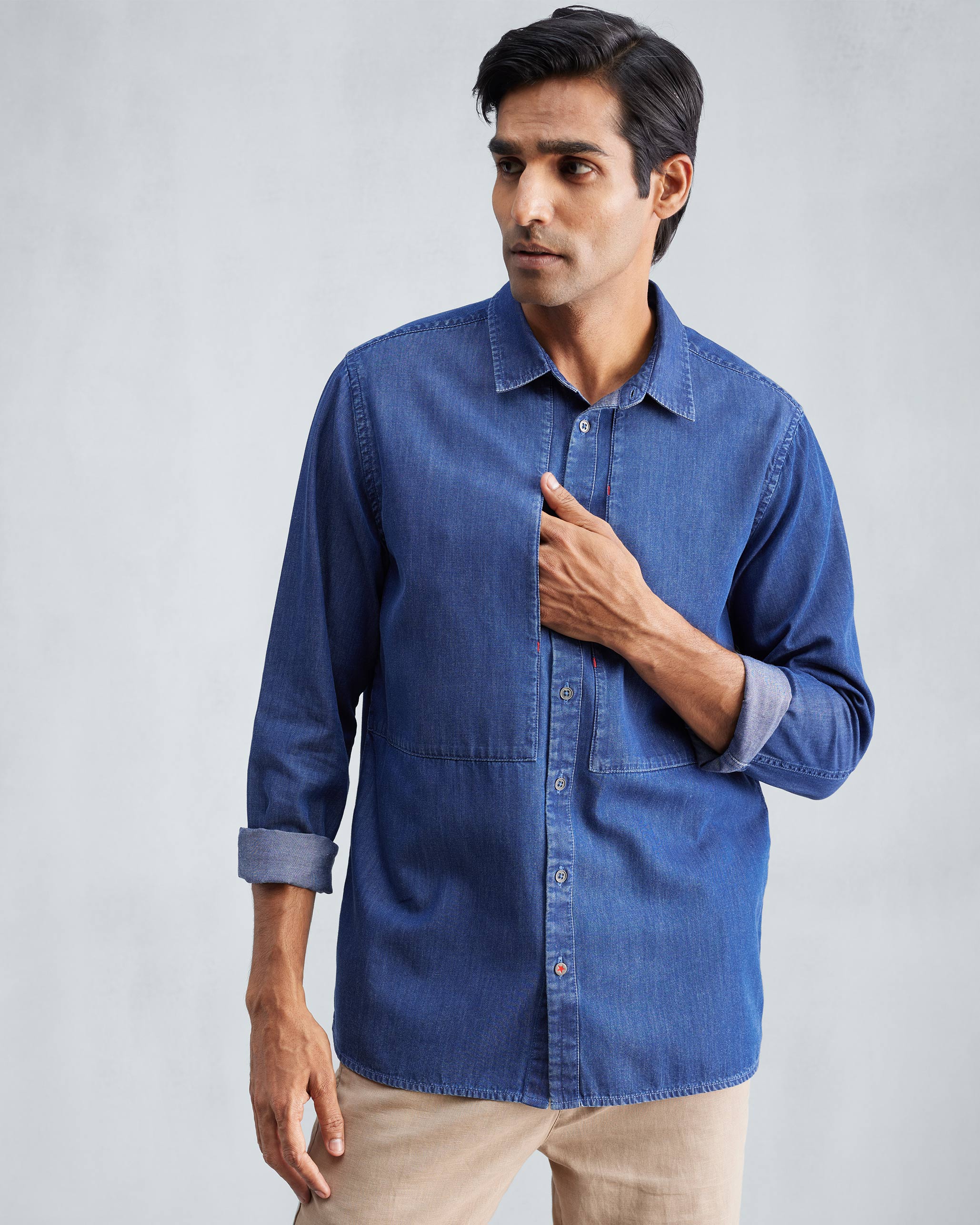 August Shirt - Denim