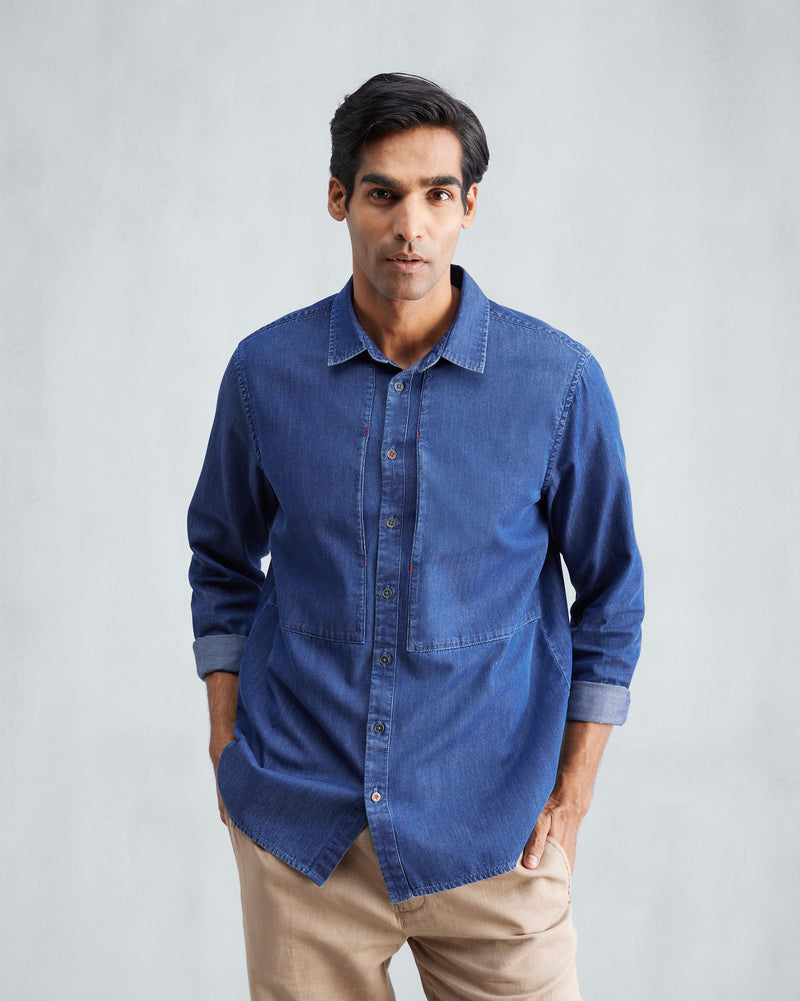 August Shirt - Denim