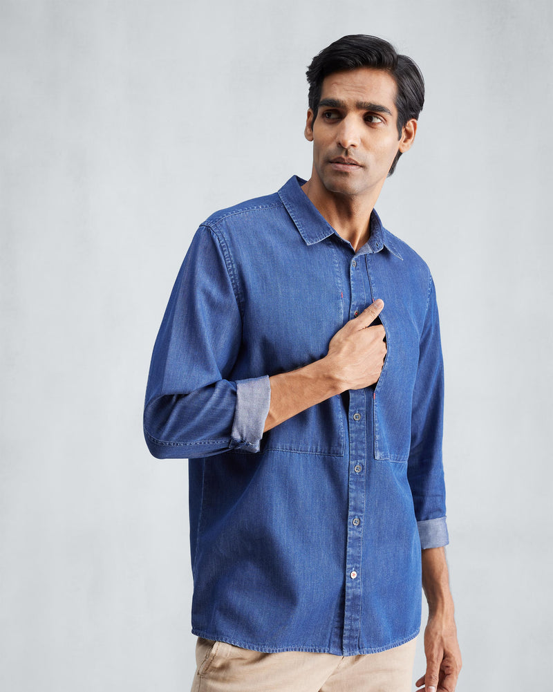 August Shirt - Denim