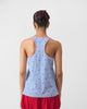 Moshi Racerback Top - Blue & Red Print