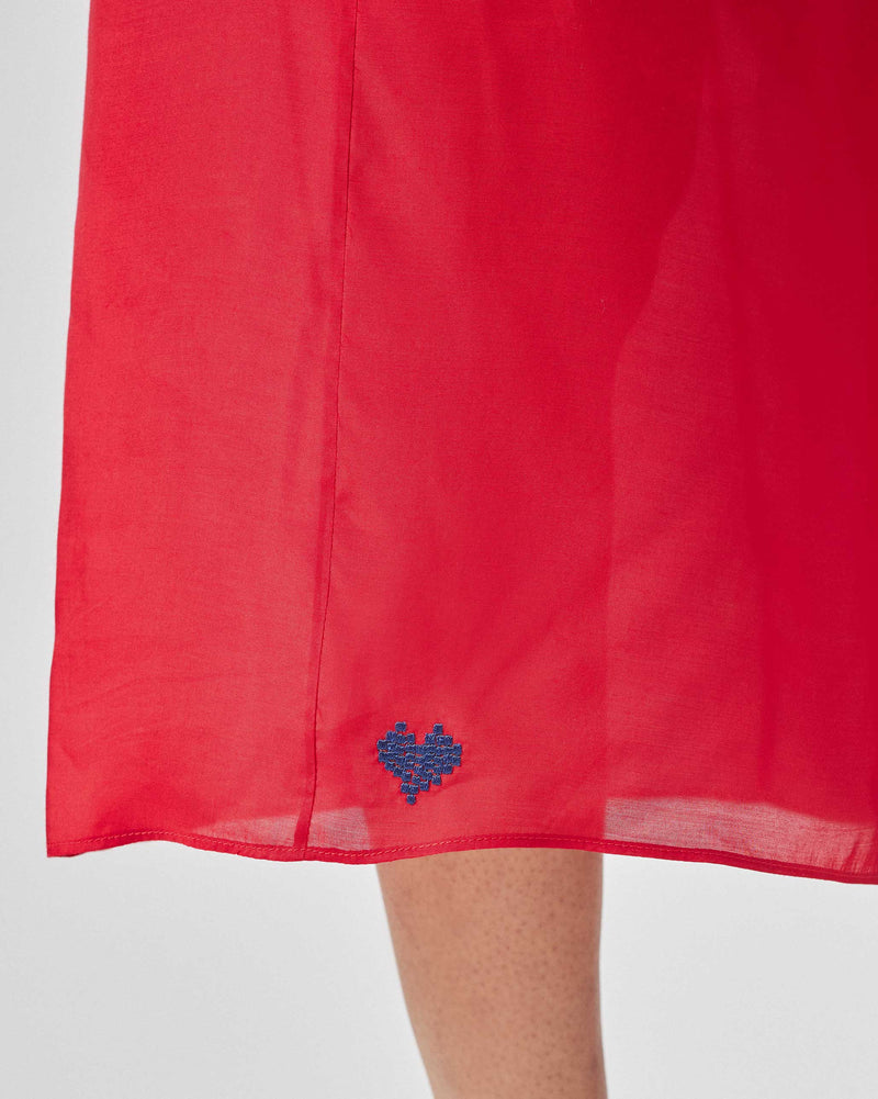 Heart To Heart Dress - Red
