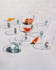 Alphabet Glass - N