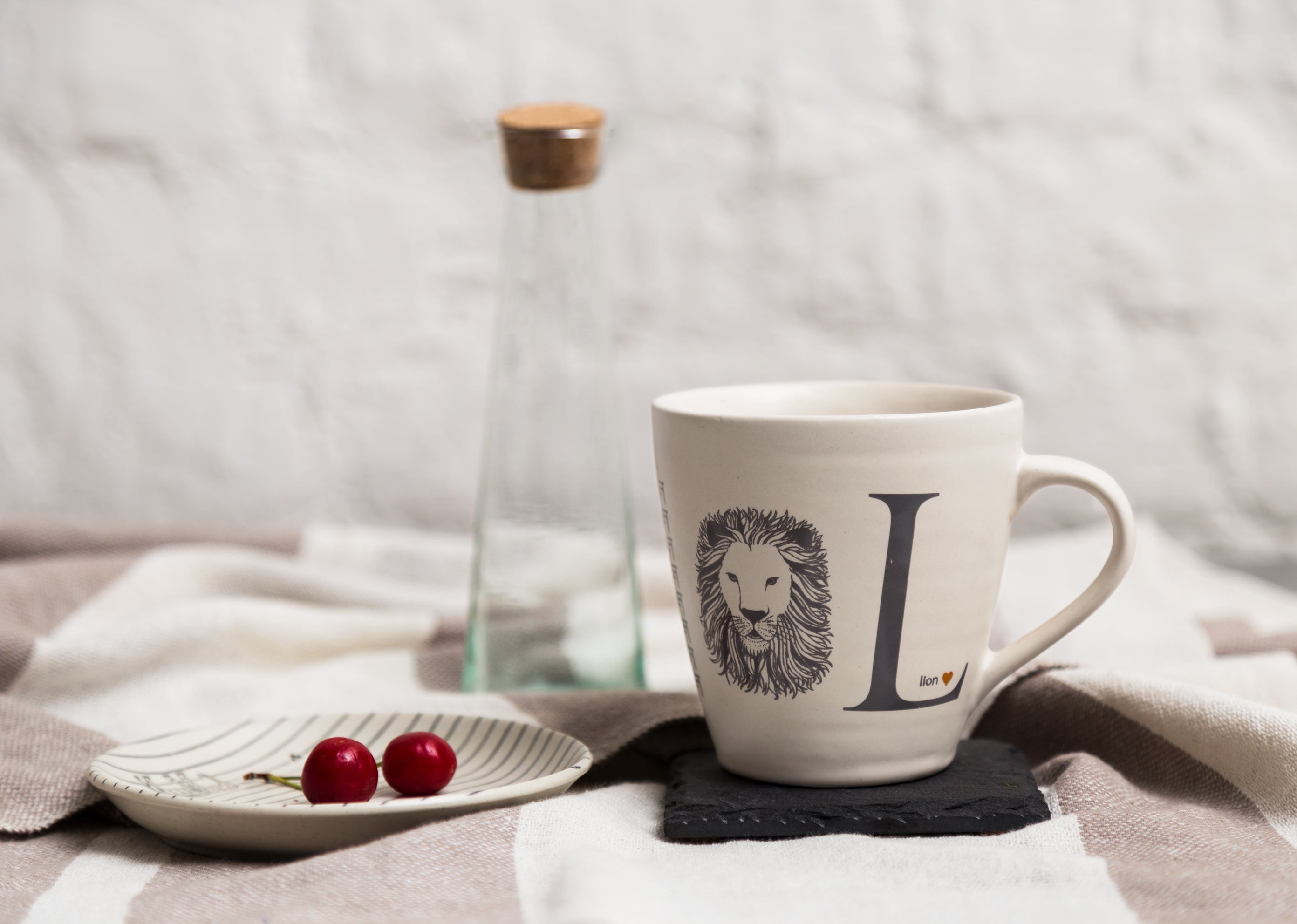 Alphabet L Mug - Stoneware