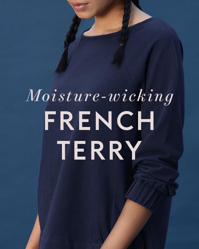 Moisture-Wicking French Terry