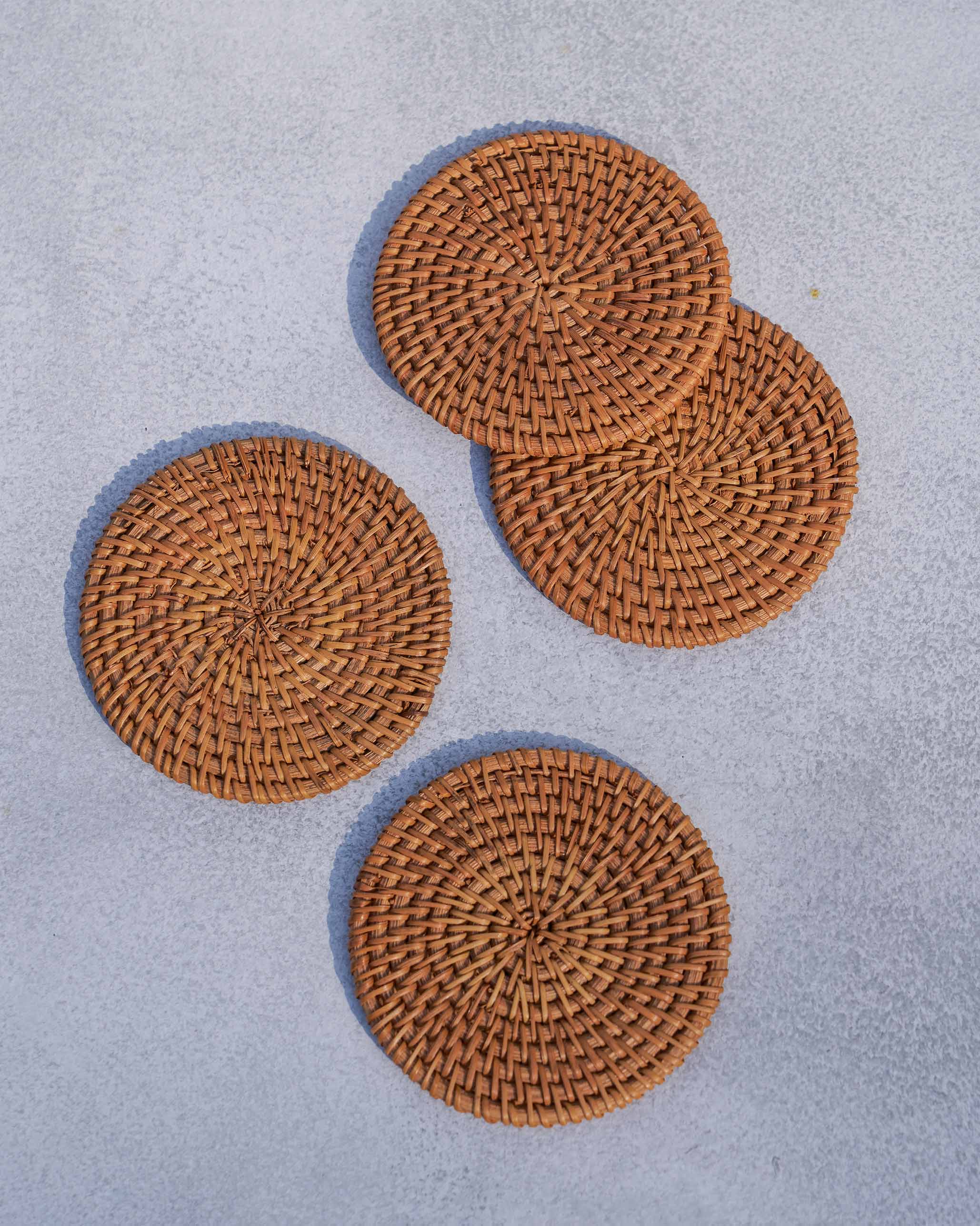 Rattan Coasters (Set of 4)